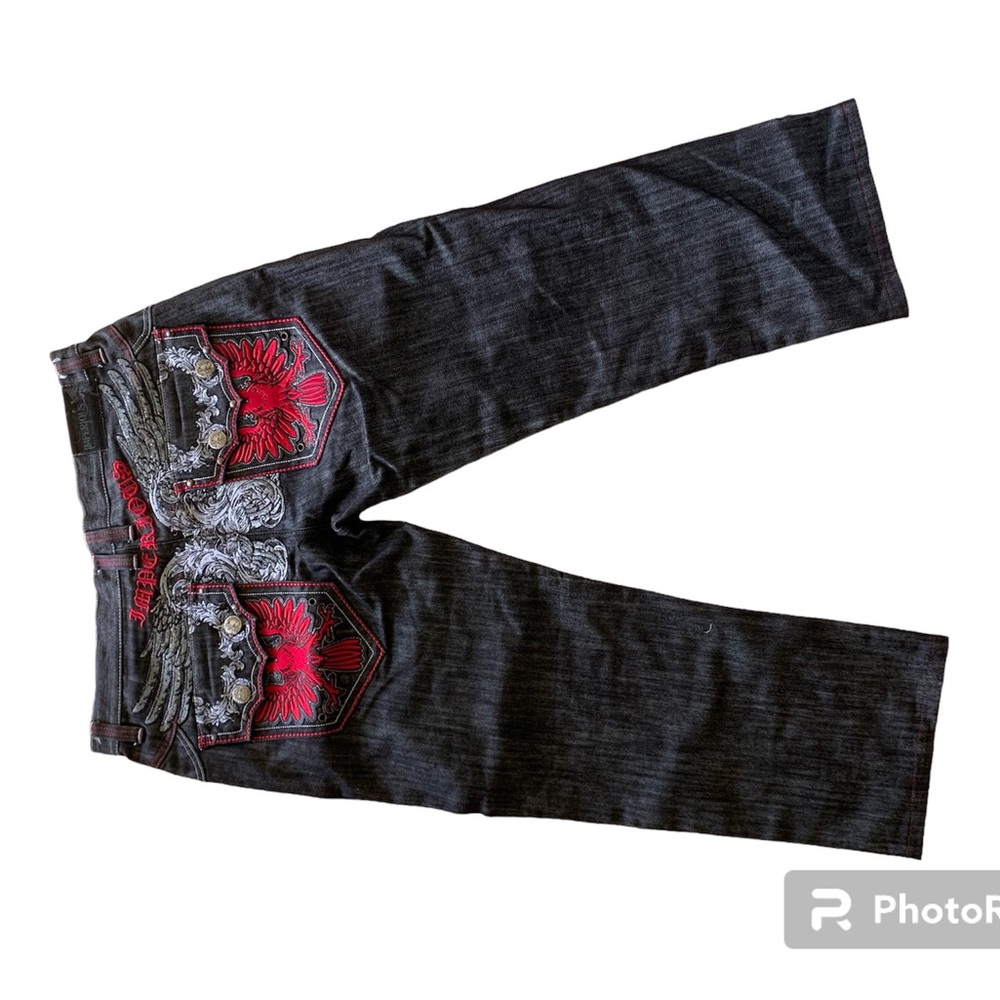 BAGGY Y2K embroidered jeans